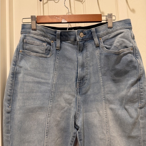 Lularoe Seamed Jeans High Rise Straight Leg Stretch Light Wash Womens Sz 30 - Picture 6 of 9